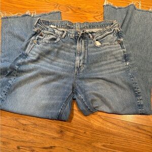 American eagle wide leg high rise